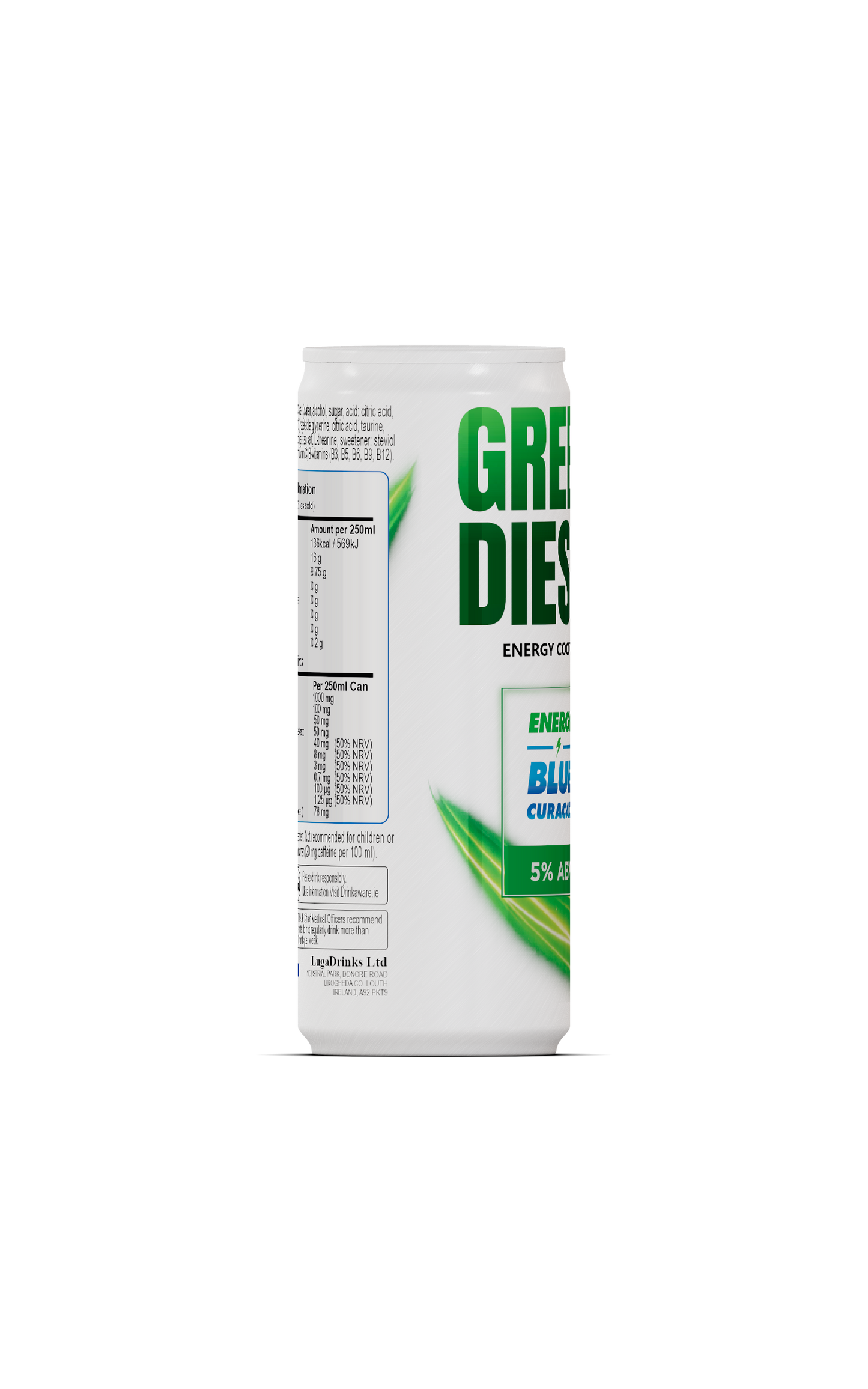 Green Diesel Cocktail 5% ABV 250ml